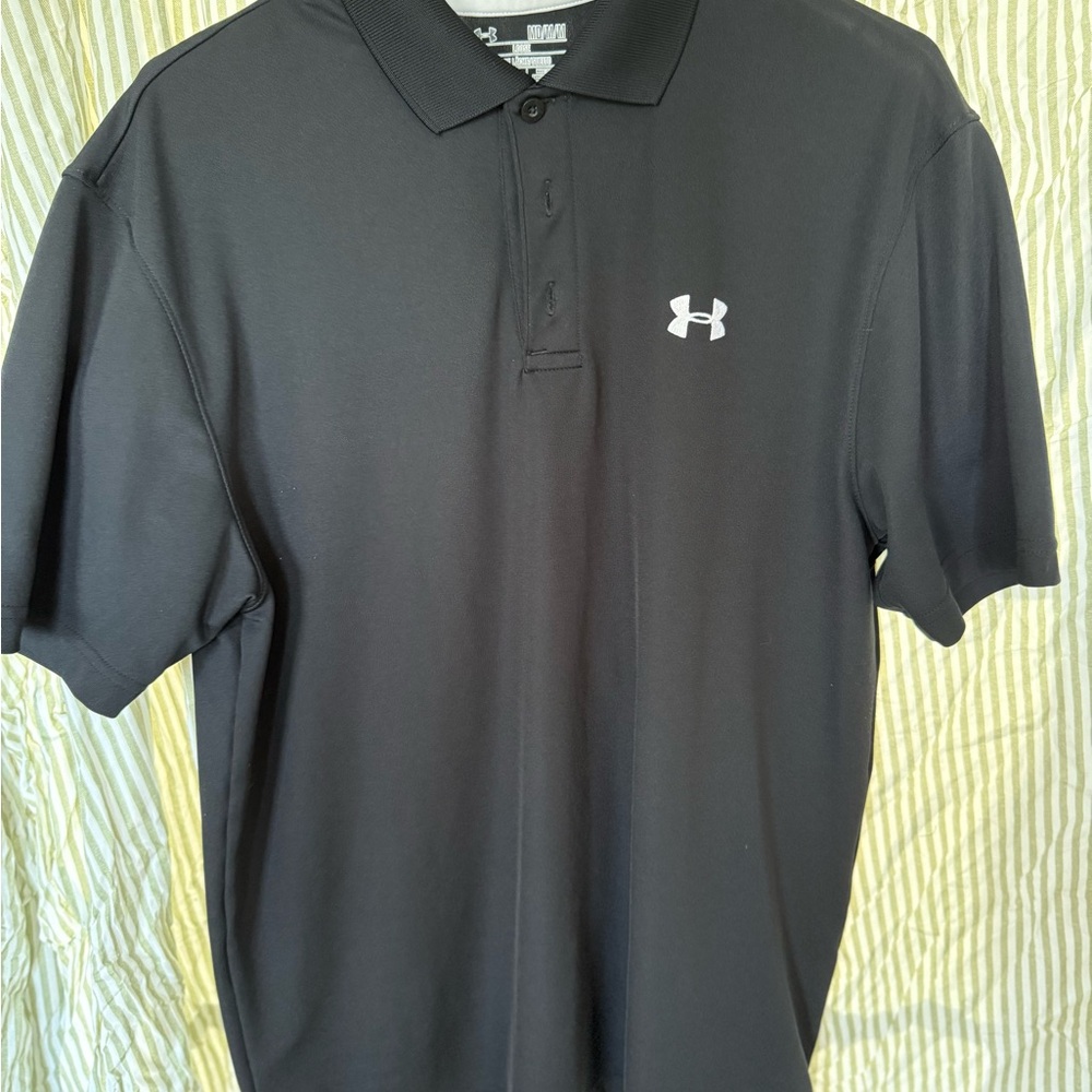Under Armour Men's Black Polo Shirt